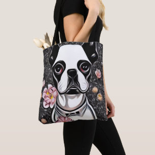 White Boston Terrier