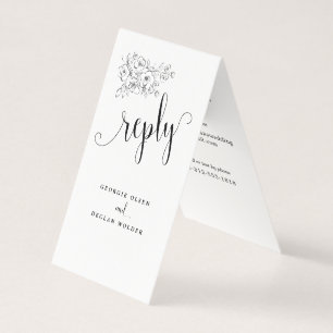 White Bouquet machen wir Kalligrafie Hochzeit lang