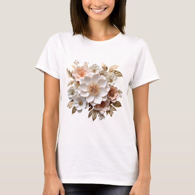 White Bouquet T-Shirt (Vorderseite)