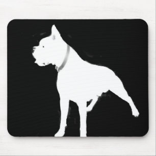 White boxer mousepad