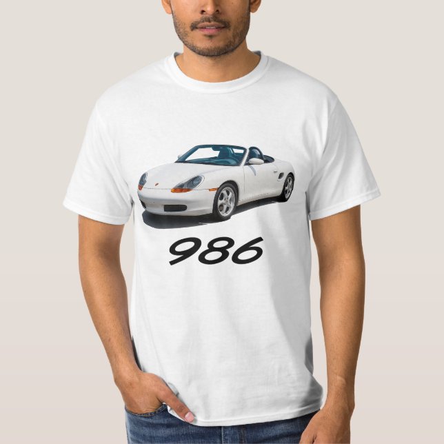 White Boxster 986 T-Shirt (Vorderseite)