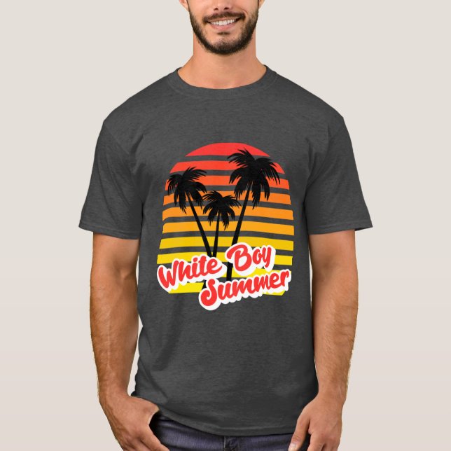 White Boy Sommer vintage T-Shirt (Vorderseite)