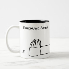 White Breckland Astro Tasse (mit Text)
