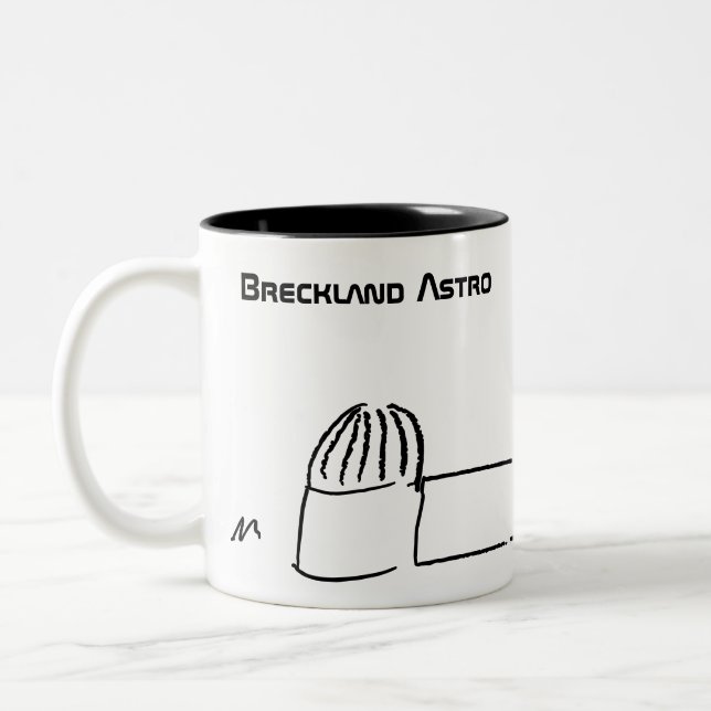 White Breckland Astro Tasse (mit Text) (Links)