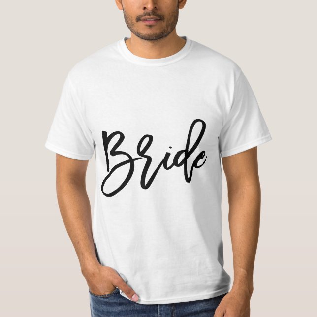 White Bride for Bachelorette party T-Shirt (Vorderseite)