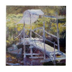 White Bridge von John Twachtman Fliese