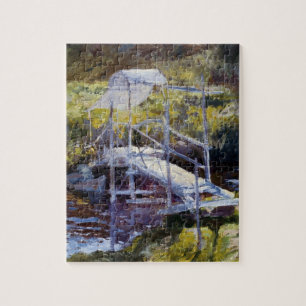 White Bridge von John Twachtman Puzzle