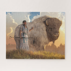 White Buffalo Calf Frau Puzzle