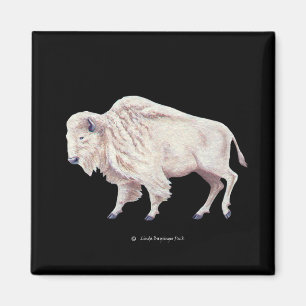 White Buffalo Magnet