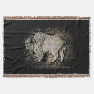 "White Buffalo" Original Kunst Kunstdruckdecke Decke
