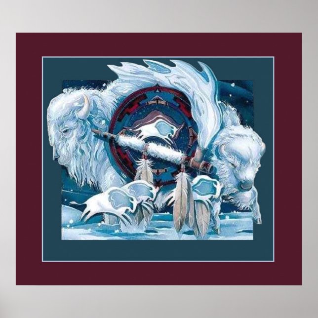 White Buffalo Poster (Vorne)