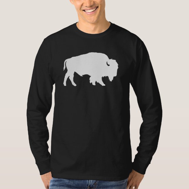 White Buffalo Silhouette Shadow Beast T-Shirt (Vorderseite)