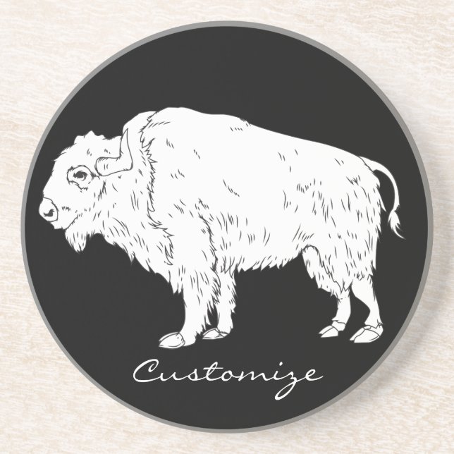 White Buffalo Thunder_Cove Getränkeuntersetzer (Vorne)