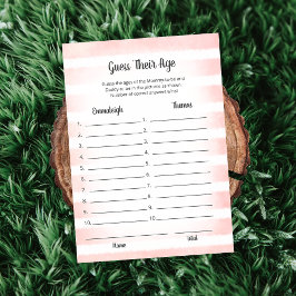 White Bunny Pink schätzt ihre alterliche Spielkart Einladung