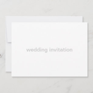 White-Cala-Lilie-Hochzeitsvorlage Einladung