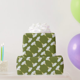 White Calla Blume Gartengarten Foto Geschenkpapier