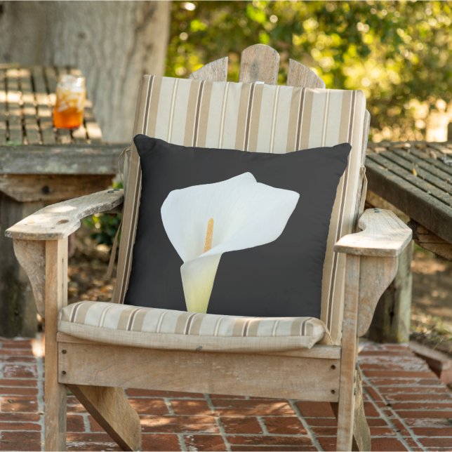 White Calla Blume Gartengarten Foto Kissen (Stuhl )