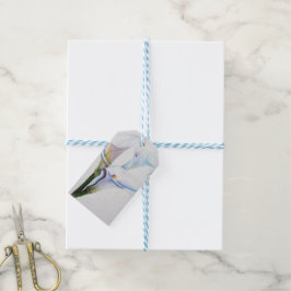 WHITE CALLA LILILIES GIFT TAGS GESCHENKANHÄNGER
