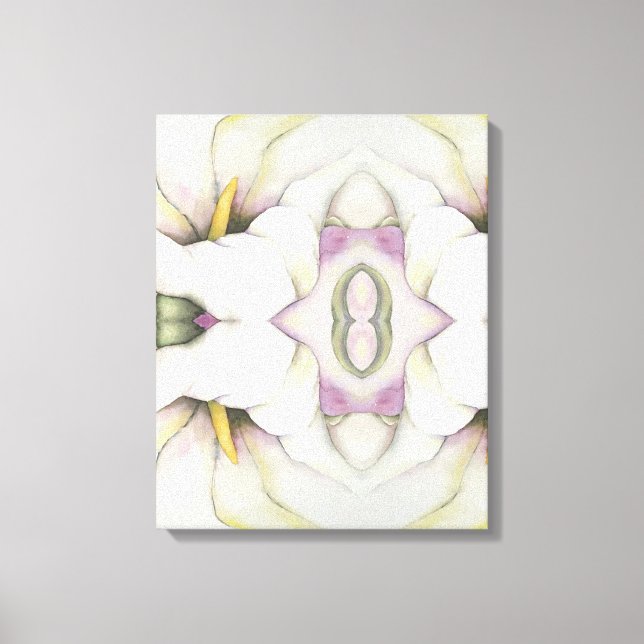 White Calla Lily Canvas Print Leinwanddruck (Vorderseite)