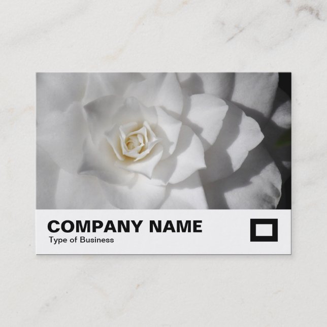 White Camellia Visitenkarte (Vorderseite)