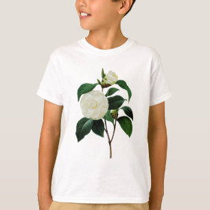 White Camellias von Pierre-Joseph Redoute T-Shirt