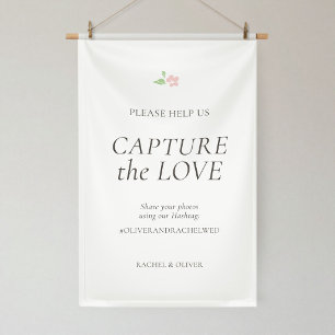 White   Capture the Love Hochzeit  Banner