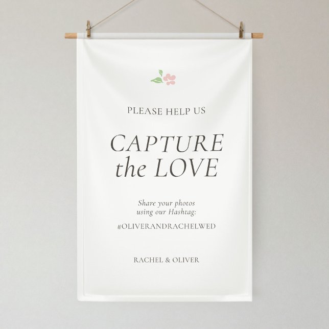 White | Capture the Love Hochzeit  Banner (Von Creator hochgeladen)