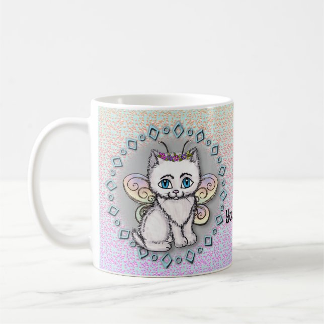 White Cat Fairy Tasse (Links)