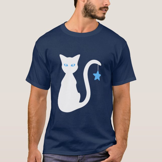 White Cat T - Shirt (Vorderseite)