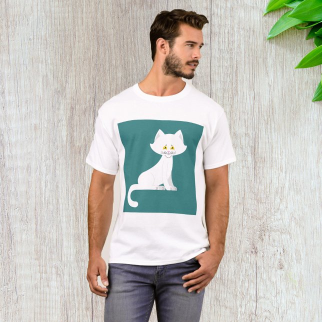 White Cat T - Shirt (Von Creator hochgeladen)