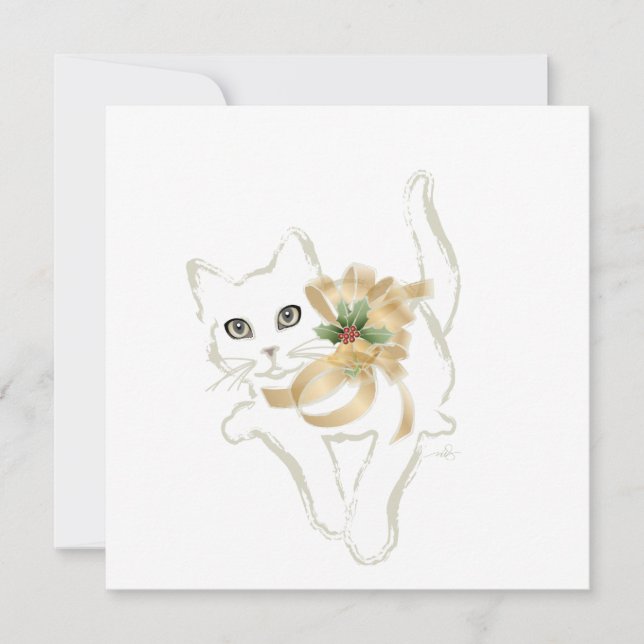 White Cat Weihnachten (Vorderseite)