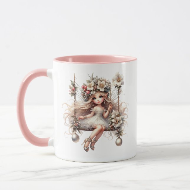 White Christmas Fairy Tasse (Links)