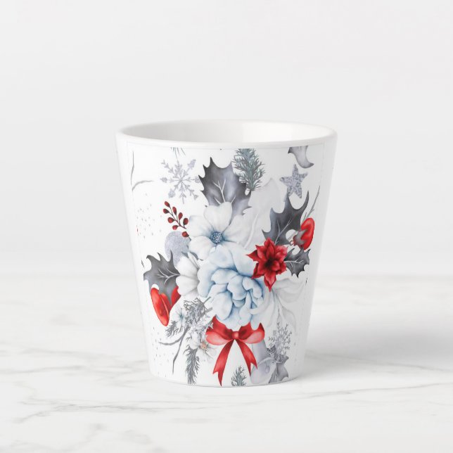 White Christmas Latte Tasse (Vorderseite)