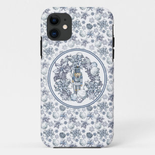 White Christmas Nutcracker Wreath Case-Mate iPhone Hülle