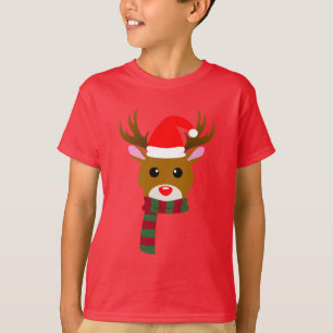 White Christmas Rudolph, der Rotnasen-Rentier T-Shirt