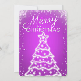 White Christmas Tree Foto Grußkarten Einladung