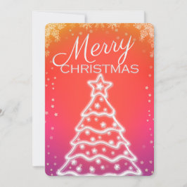 White Christmas Tree Foto Grußkarten Einladung