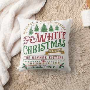 White Christmas Wallace und Davis Haynes Sister Kissen