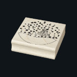 White Christmas Winter Wonderland Snowman Tree Gummistempel<br><div class="desc">Frohe Weihnachten!</div>