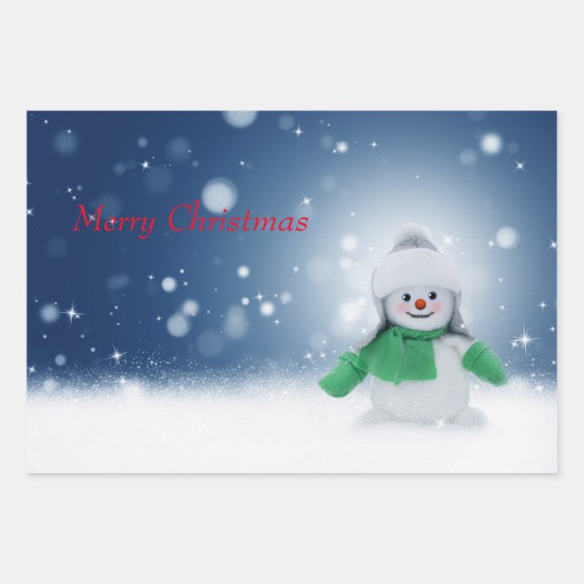 White Christmas Zitat Roter Text Geschenkpapier Set (Vorderseite)