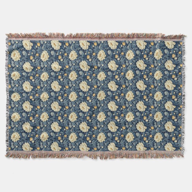 White Chrysanthemas Decke (Vorderseite)