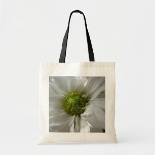 White Chrysanthemum Tote Bag Tragetasche