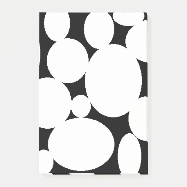 WHITE CIRCLESI POST-IT KLEBEZETTEL (Vorderseite)