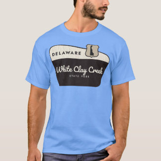 White Clay Creek Staat Park Delaware Begrüßungszei T-Shirt