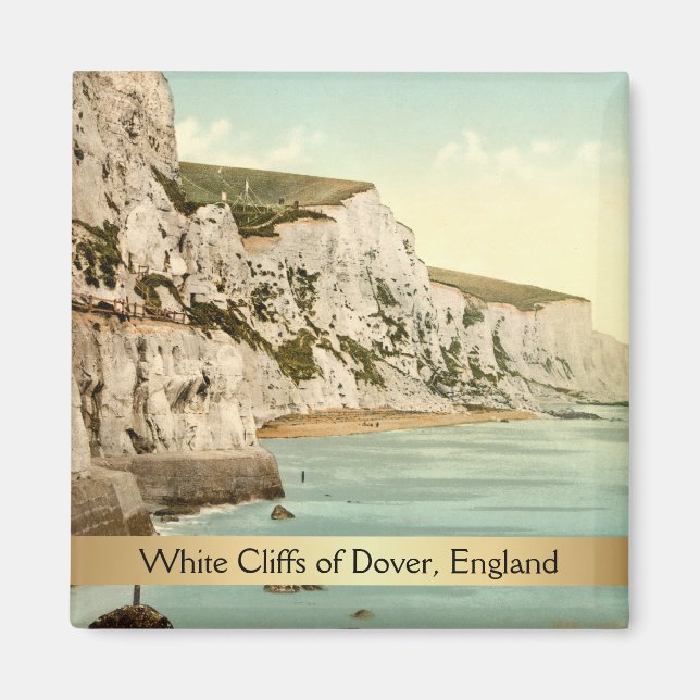 White Cliffs of Dover, Kent, England Magnet (Vorne)