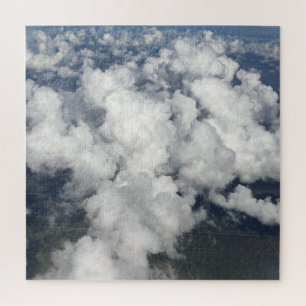 White Clouds Blue Sky Muster Puzzle