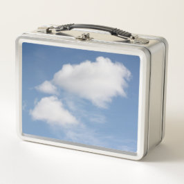 White Clouds Metal Lunch Box