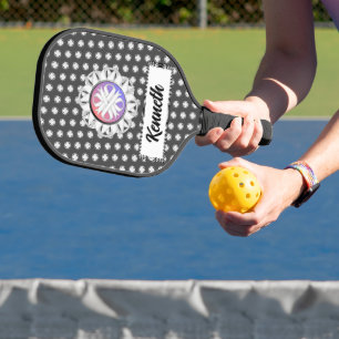 White Clover Ribbon by Kenneth Yoncich Pickleball Schläger