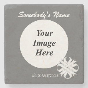 White Clover Ribbon von Kenneth Yoncich Steinuntersetzer
