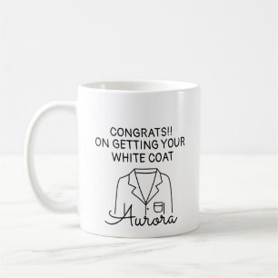 White-Coat-Zeremonie, Medizinstudent, Apotheker Kaffeetasse